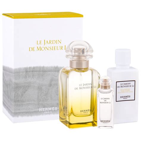 hermes le jardin de monsieur li gift set|hermes jardin perfume set.